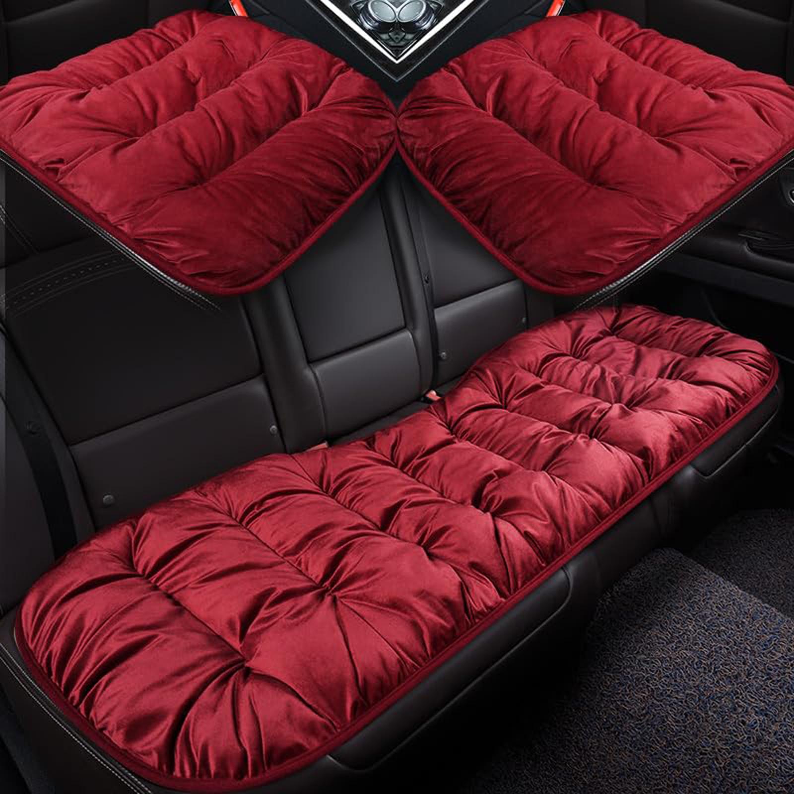 

Чехол на сиденье автомобиля, Теплый чехол на сиденье Зимний протектор, Подушка-мат протектор для автомобиля, Универсальный для седана хэтчбека внедорожника, Аксессуары для интерьера автомобиля One Size красный