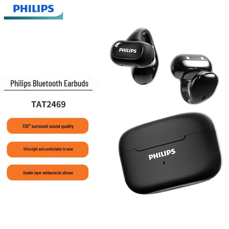 Philips TAT2469 Open-Ear Sport Bluetooth Headphones