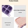 Creative Ice Cube Tray with Lid Food-Grade, Freezer-safe Ice Mold for Homemade Perfect for Infant Feeding Healthy Snack