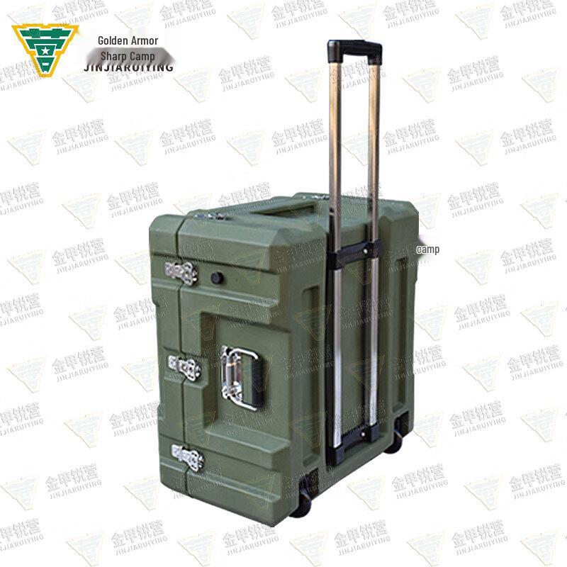 Heavy-Duty Rotomolded Transport Case with Pull Rod