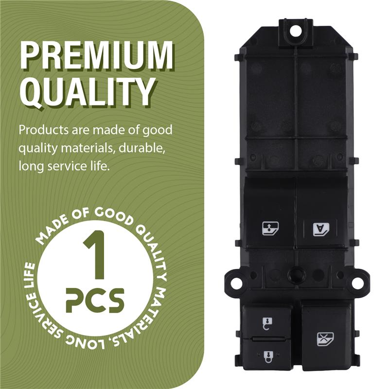 

84820-0K310 Front Left Window Control Switch Button For Toyota Hilux 2015-2025 Power Master Window Glass Lifter Switch чорний