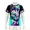 2026 Men Motiv Purple Particle Gradient Bowling Jersey Short Sleeve Performance Sports Tee Pro Bowler Fan Casual Streetwear Top