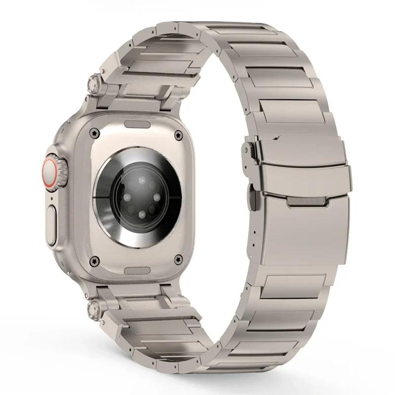 Titanium Strap for Apple Watch Ultra 3 2 49mm Band Series 11 10 46mm 8 9 7 se 6 Watchband for iWatch ultra 49 44mm 45mm Bracelet