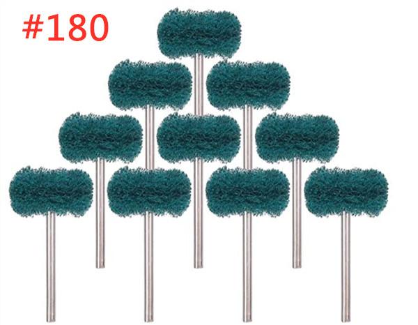 100pcs/pack Wool Polishing Head Grinding Abrasive Disc Mini Drill Abrasive Brush 2.35/3mm Shank for Dremel Rotary Hand Tools