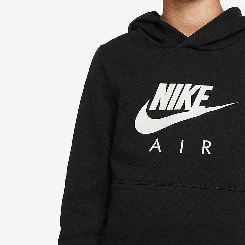 Nike Air Hoodie Fashion Versatile Pullover Kids hoodies Black DM8109-010