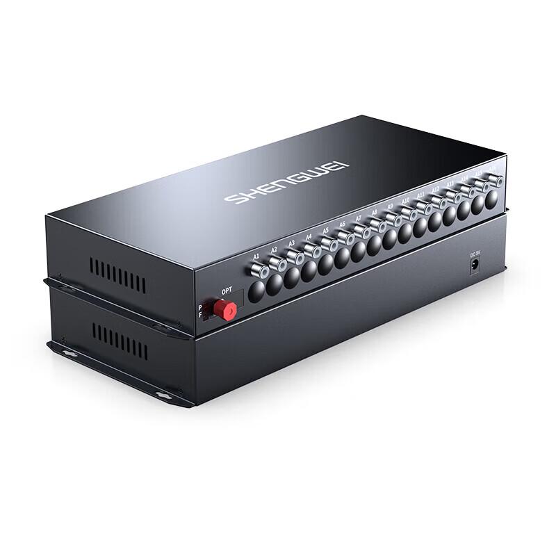 Shengwei 16-Channel Audio over Fiber Optic Converter