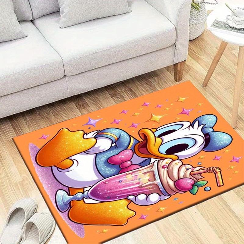 

1pc Donald Duck Pattern Area Rug Soft Flannel Floor Mat for Living Room, Bedroom, Sofa Coffee Table Floor Mat 60cm by 90cm