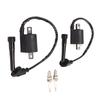 Motorcycle Ignition Coil Spark Plug Set 4VR 82320 00 00 Replacement for V Star 650 XVS650AT Silverado 2003‑2010
