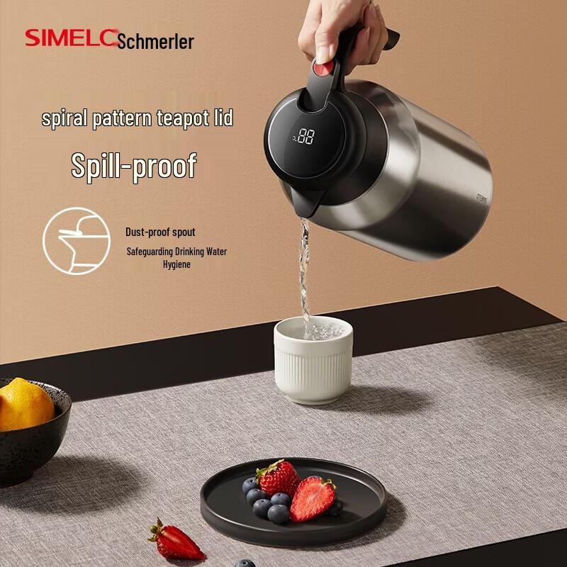 Shimeile 2.7L Smart Temperature Display 316 SS Thermos Pot