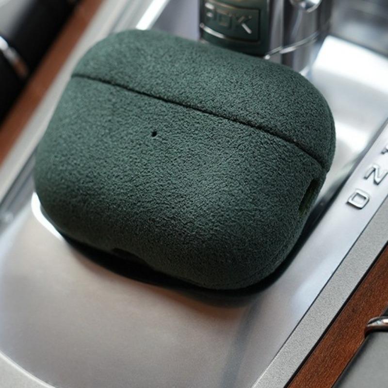 Luxury Alcantara Case for AirPods Pro 3(2025) Fur Leather Cover for AirPods 4 & Pro2 Wireless Bluetooth Earphone Accessories