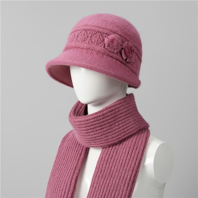 Hat women's autumn and winter warm knitted wool hat winter new hat