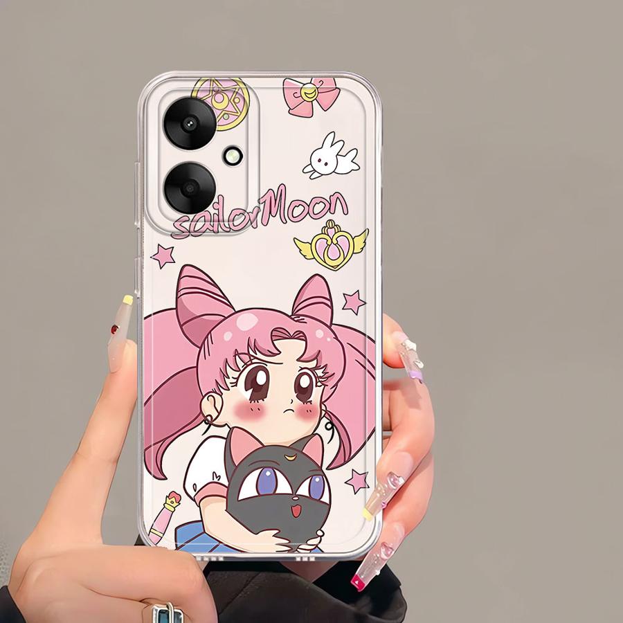 Custodia Anime Sailor Moon per Xiaomi Mi 11T Pro 11 Lite Cover Morbida per Telefono