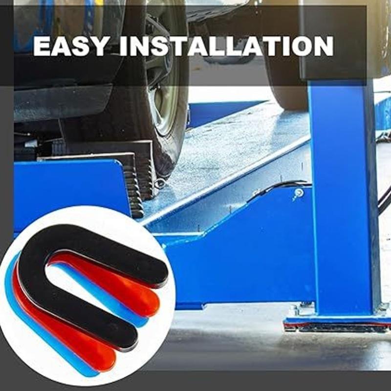 60ks Plastové klíny Podkovové klíny U-tvarované distančníky dlaždic 1/4in 1/8in 1/16in Sada klínů pro vyrovnání instalace autozvedáku Pro