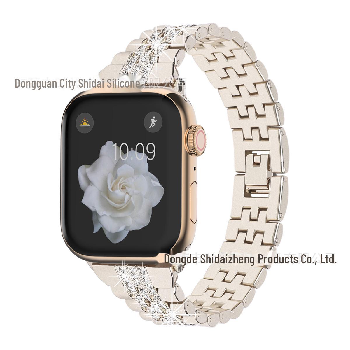 

Совместимый ремешок Metal Diamond для Apple Watch 8/7/6/SE/Ultra