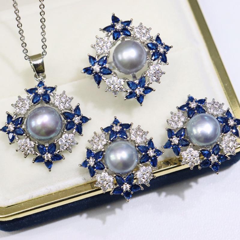 Autumn/Winter Pearl Set: Starry Sky Freshwater Pearls with Slight Imperfections, Strong Luster, Versatile & Fashionable Jewelry – Model 193