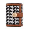 Short Card Holders Clutch Korean Style Short Wallet Fashion Women Houndstooth Wallet  Outdoor
