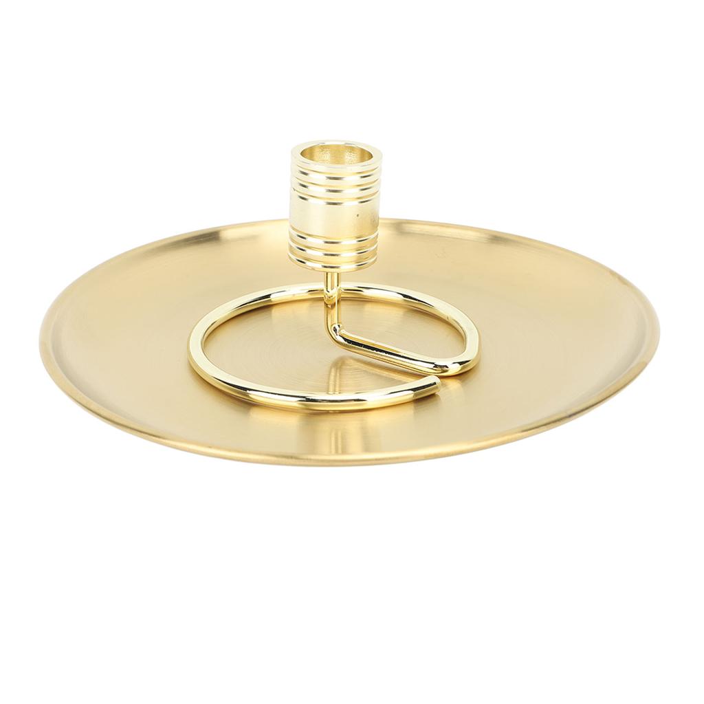 Moxa-Sammler-Stab-Aufbewahrungsbasis Edelstahl Rund Stabil Sicher Kompakt Rollender Brenner-Tablett für