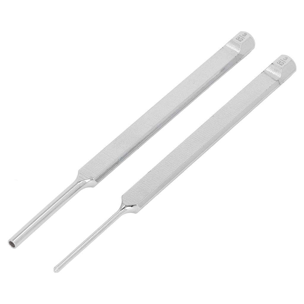 2pcs Pin Punch DIY Manual Carbon Steel Extended Design Simple Operation Roll Pin Catch Punch for