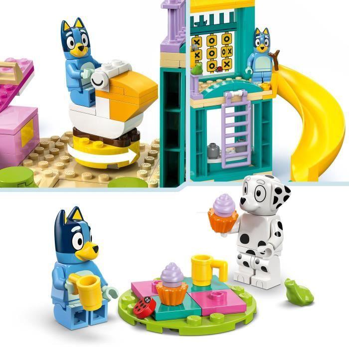 LEGO Bluey 11201 Bluey et Chloé à l’Aire de Jeux - Jeu de Construction dès 4 ans - Animaux