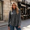 Women's Retro Polka Dot Top, Stylish Casual and Versatile Print for Everyday Wear
