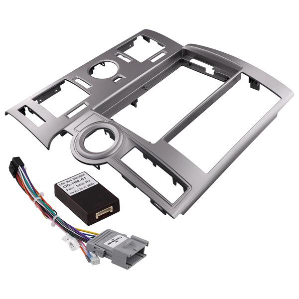 Silver ABS Front Trim Adapter for 2008 Hummer H2