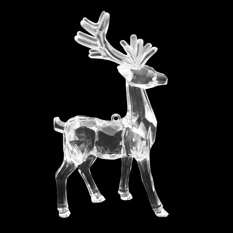 Acrylic Reindeer Christmas Tree Decoration Ornament