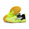 Li Ning Sports Comfortable Supportive Rebound Low-Top Badminton Shoes Unisex Shoes Green Black AYTV017-3