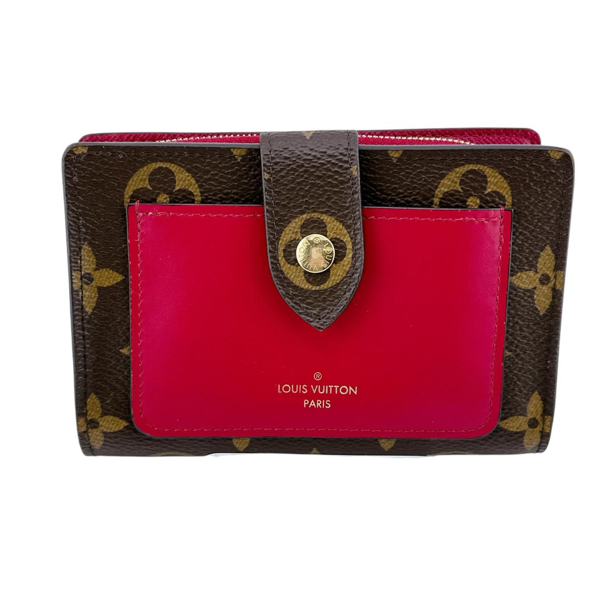 

LOUIS VUITTON Monogram Portefeiulle Juliet wallet Fuchsia Women M69433 Used