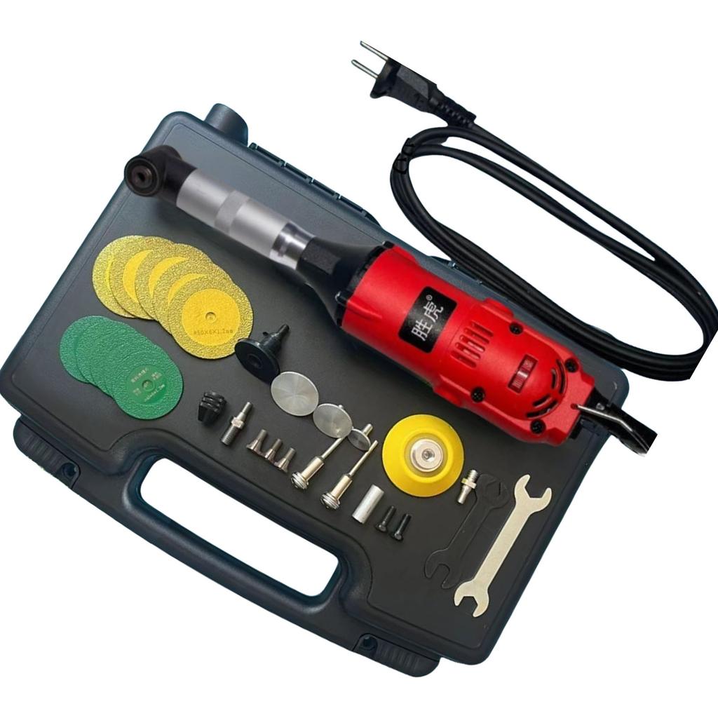 Professionelle Fugenreinigungsmaschine 6 Geschwindigkeiten einstellbar Ergonomischer Griff für Fliesenpflege Einfache Lagerung & Portabilität