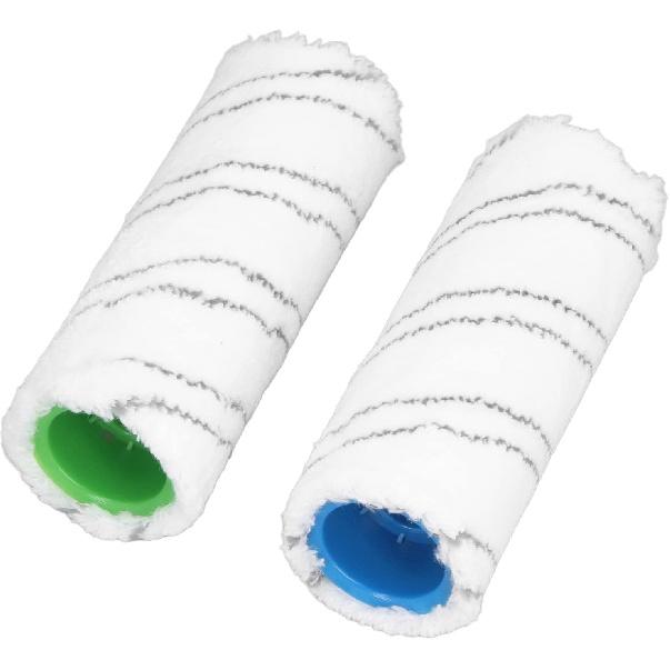 Replacement Brush Roller, Microfiber Efficient Washable Hard Floor Cleaner Roller Low Noise for Karcher FC3 FC3D FC5 FC5D FC7