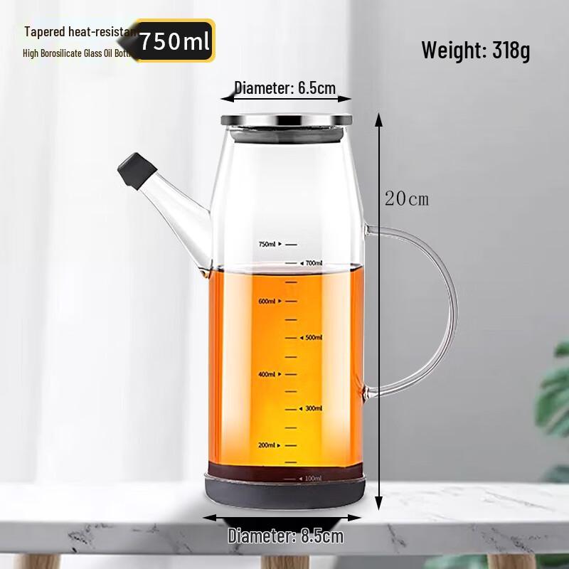 

ZISIZ High Borosilicate Glass Oil Dispenser