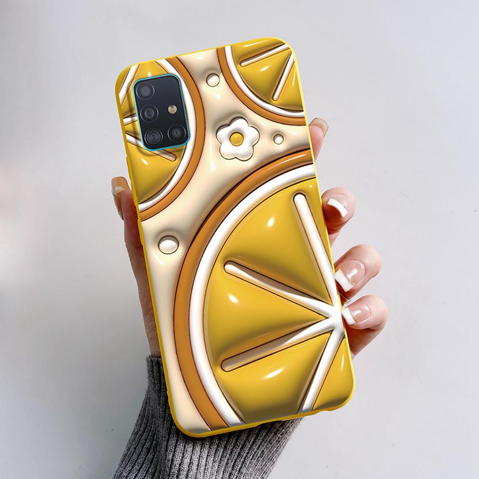 Case For Samsung A51 A71 A31 Phone Case Astronaut Liquid Silicone Full Protection Back Cover For Samsung Galaxy A 51 71 31 Capa