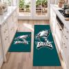Philadelphia Eagles  Flannel Kitchen Floor Mat – Non-Slip, Absorbent and Easy to Clean Suitable for Kitchens, Entryways Bedroomsand Bathrooms