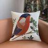 45X45Cm Cute Throw Embroided Pillow Cover Light Luxury Nordic Flower Sofa Cushion Waist Cover Home Decorative Pillowcase