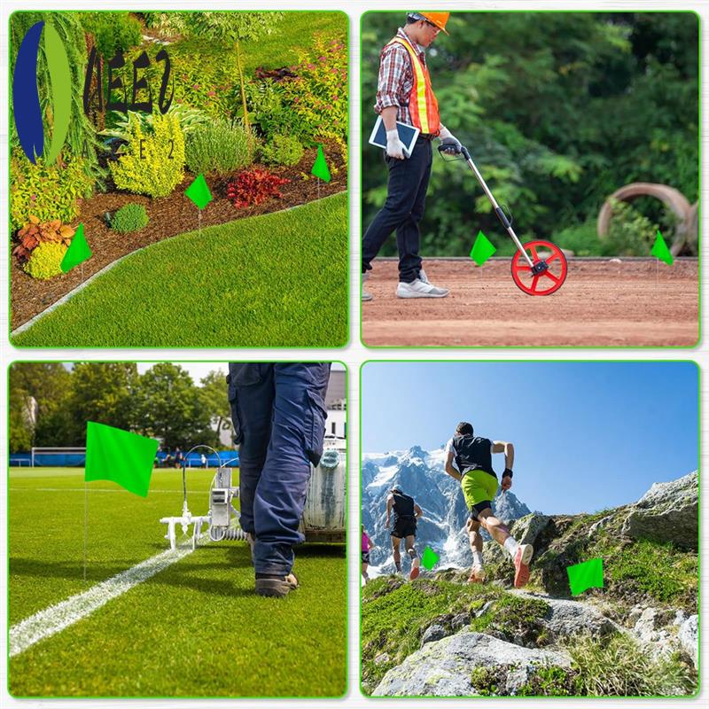 AEE2-Marking Flags Marker Flags For Lawn 30 Pack, PVC Small Flags,Marking Flags Lawn Flags, Garden Flags,Survey Flags