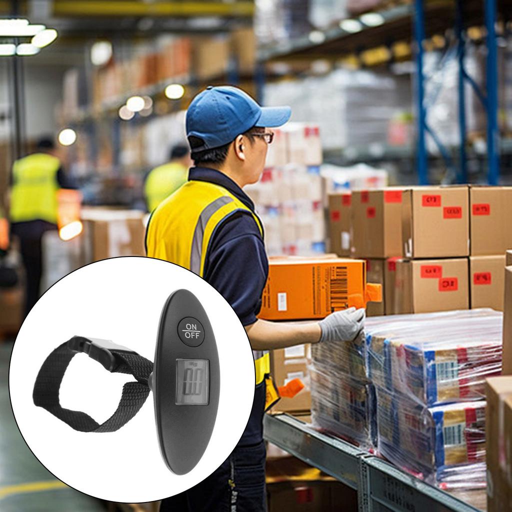 Portable Digital Scale For Luggage And Packages With LCD Display Accurate To 40KG Compact Postal Weighing Tool