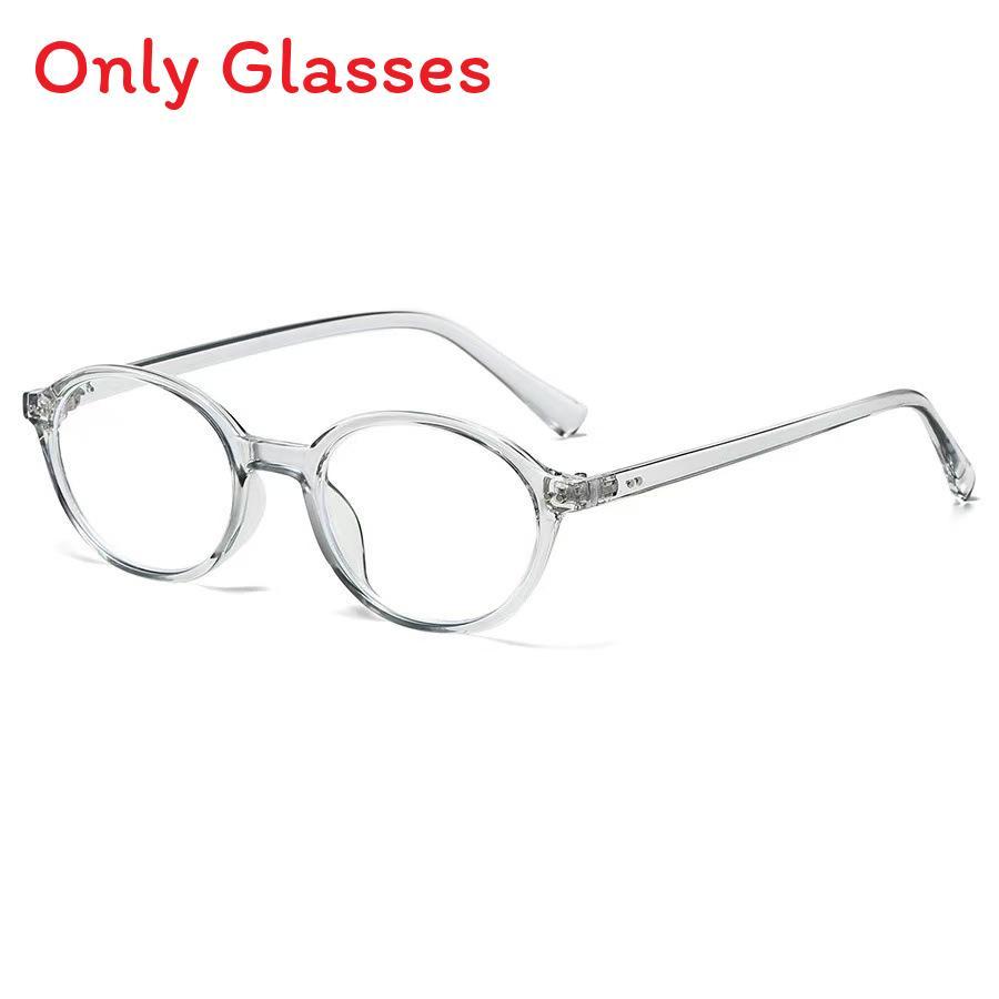 Vintage Oval Blue Light Blocking Glasses With Tortoiseshell Frame For Men Women
