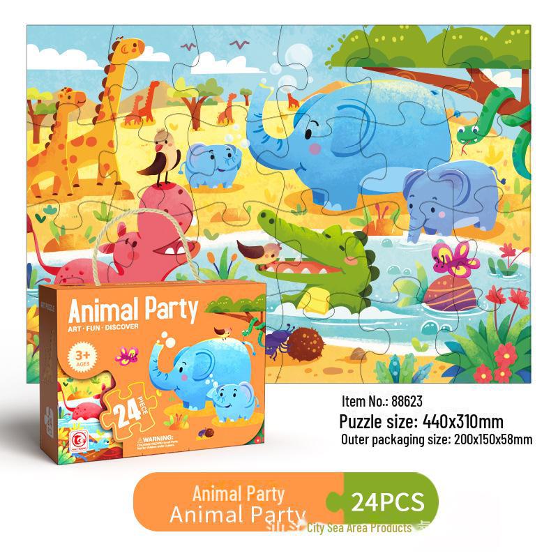 New Halloween and Christmas Children's Puzzle Educational Toys - Perfect for Baby Gifts, Birthday Presents, and Kindergarten Souvenirs.