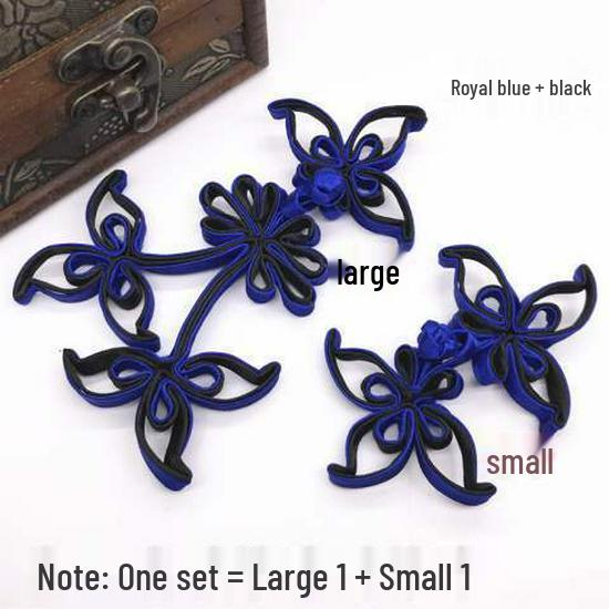 Ręcznie robione guziki Żabki 3D: Retro Kwiatowy Cheongsam Garnitur Tang Dekoracja