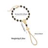 Women's Cross Finger Bracelet, Religious Style Beaded Back Hand Chain, Dark Style Niche Accessory