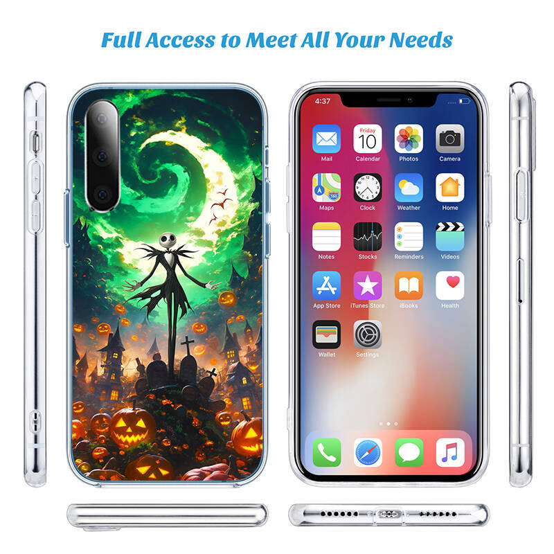 Nightmare Before Christmas Phone Case for Motorola G14 G15 G24 G30 G31 G32 G34 G41 G42 G51 G52 G50 G60S G60 G62 G72 G71 G73 G84 G85 G200 E32