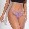 12pcs/Set Low Rise Sexy Women's G-string Breathable Comfortable Female Lingerie Elegant Lady Thongs Underwear Panties