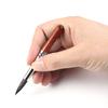 Portable Travel Watercolor Brushes 6 pcs Short Handles Squirrel Paint Brush with PU Bag for Watercolor Painiting Gouache