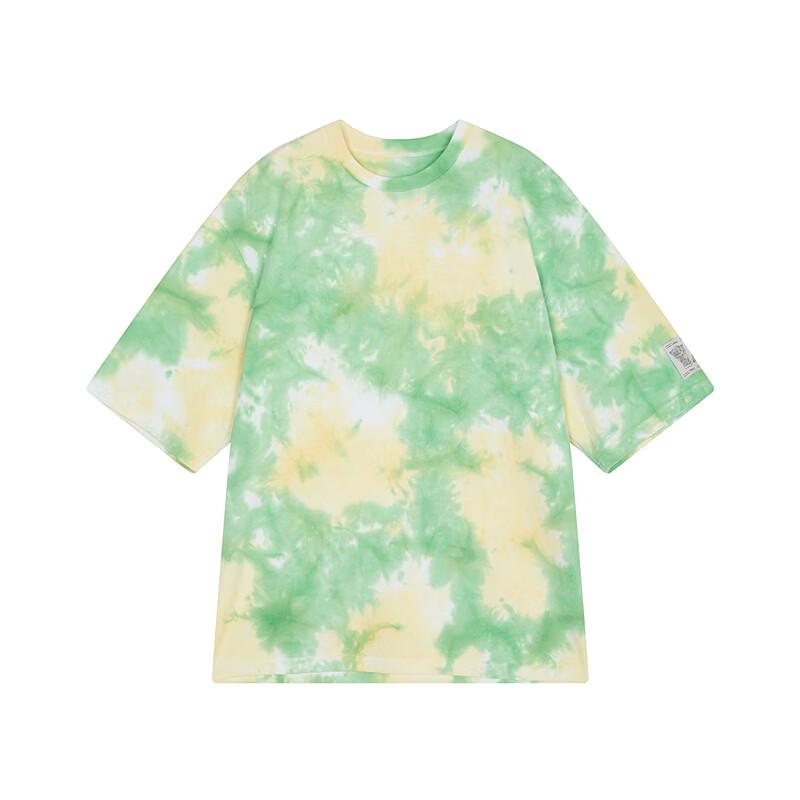 CROQUIS Men's 2026 Summer H-shaped Oversize Tie-Dye Cotton T-shirt