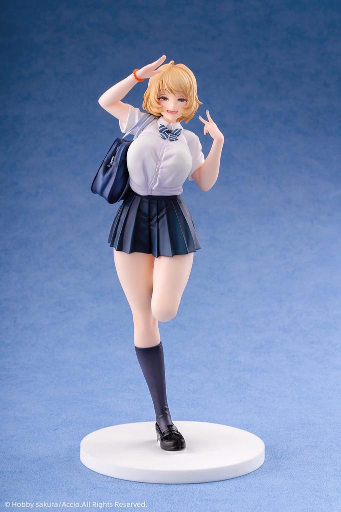 HOBBY SAKURA Chiyoko Atsumi Pantaloni albi figuri finisate pictate la scară Ver. 1/6 PVC&ABS&PU