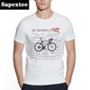 Bicycles MTB Print T Shirt Summer Men T-shirt Downhill Biking Print Casual Heartbeat Stimulation Exercise Male Harajuku Tshirt