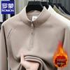 Men's Wool Blend Mock Neck Pullover
