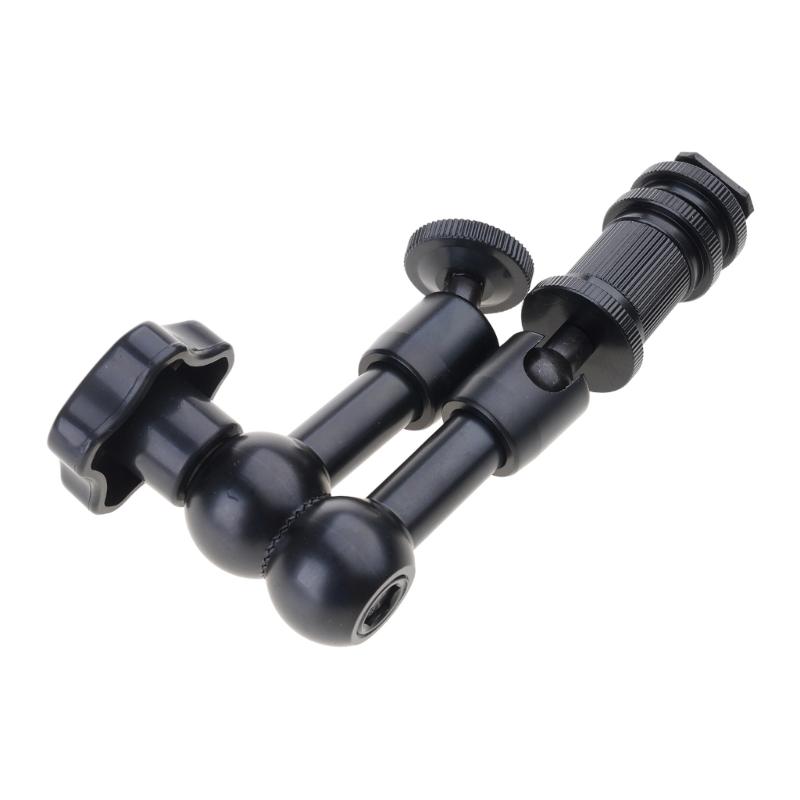 Adjustable 7inch/11inch Flexible Arm for Cameras and Lighting with 360 Degree Rotating Heads for Cameras Lamp
