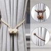 2Pcs Rhombus Window Curtain Buckles Adjustable Curtain Holders  Home Decoration