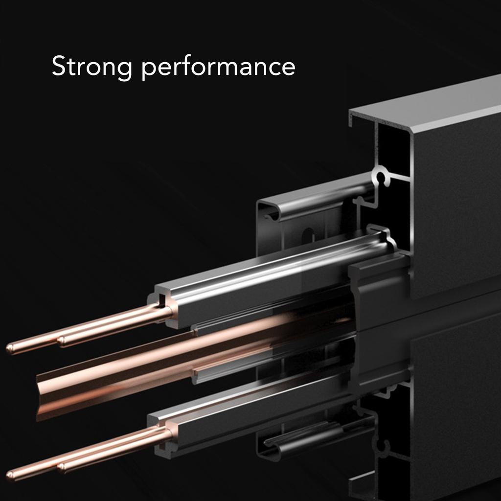 Power Socket Track 40cm Surface Mount Cordless Aluminum Alloy Sockets Extension Sliding Rail 250V 25A